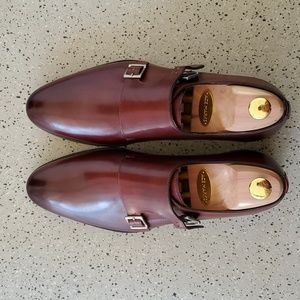Ace Marks Brandy Antique Monkstraps